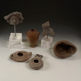 Pre Columbian Terracotta Group