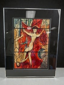 Marc Chagall, Stained Glass Windows of Metz, Jacob's Dream