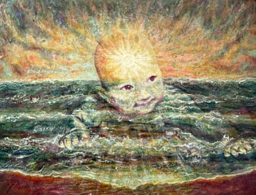 Asian Painting Light Babe by Kynthia