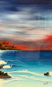 Vintage Painting Signed by Klein