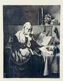 After Nicolas Maes (Dutch, 1634–1693) Engraving on paper