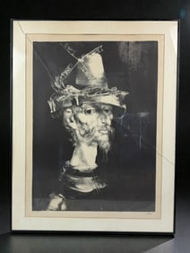 ENDRE SZASZ (HUNGARIAN/CANADIAN, 1926-2003), DON QUIXOTE  LITHOGRAPH