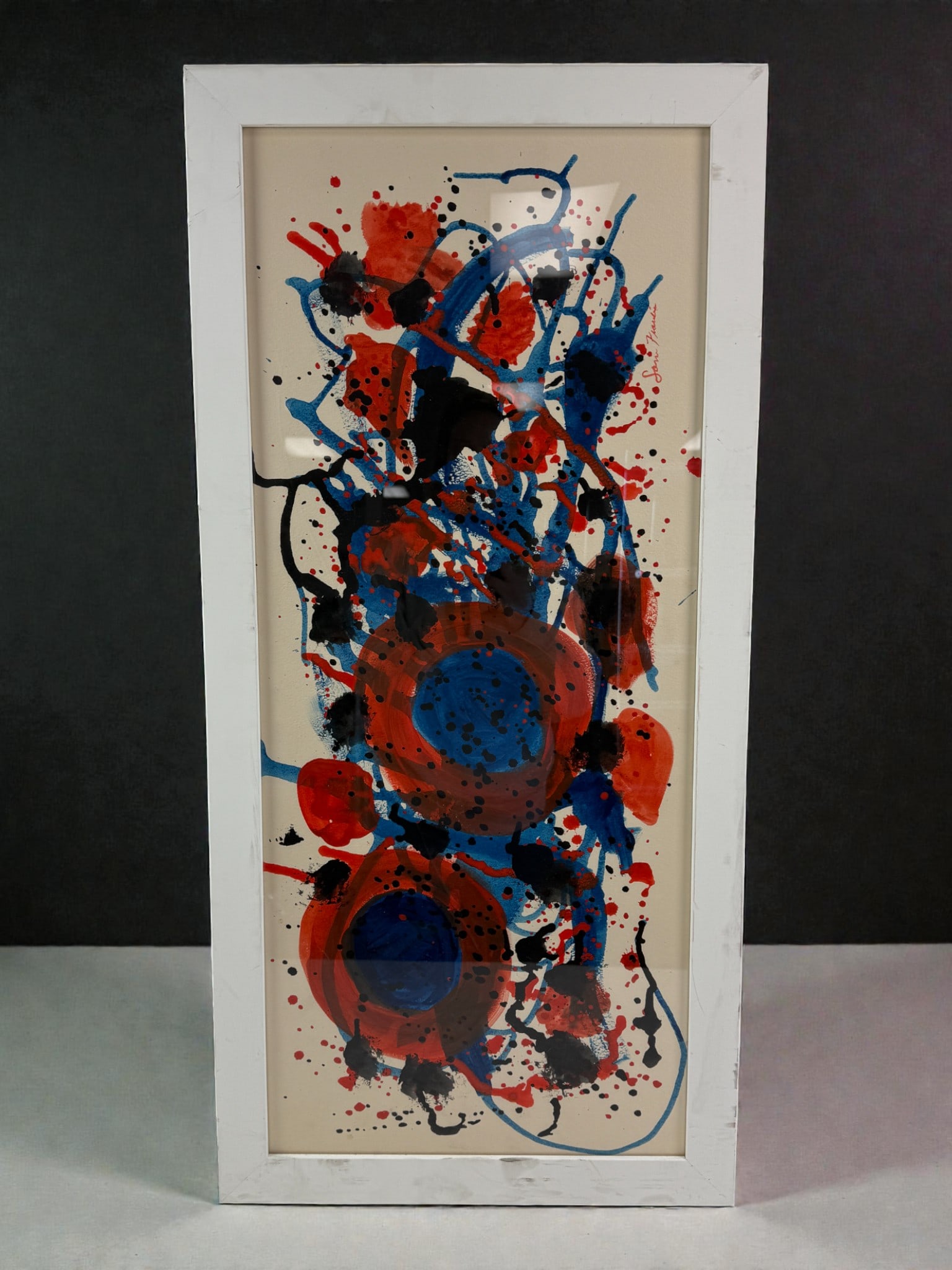 Sam Francis Signed Abstract Color Painting (1 of 5)