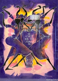 Martino Dorce Mixed media on paper watercolor, gouache, ink