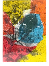 Abstract Color Field Composition Painting by William D. Jaculla