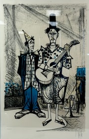 Signed Figurative Clown Musicians