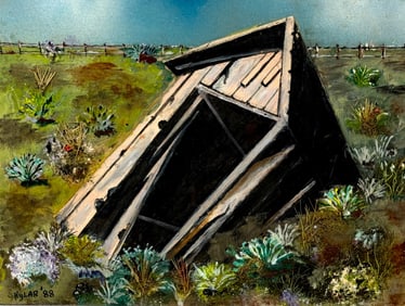 Abstract Landscape with Collapsed Structure