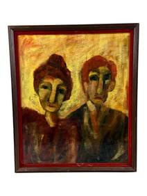 Vintage oil Painting Signed Eliott