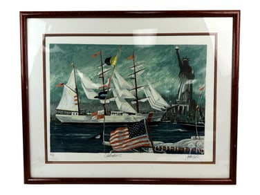 JOHN KELLY "HOMEWARD BOUND CELEBRATION" SIGNED LIMITED EDITION SERIGRAPH Scottish/Canadian