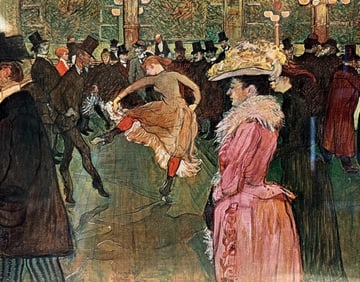 Henri de Toulouse-Lautrec, At the Moulin Rouge Art