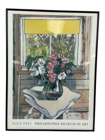 Still Life, Rose of Sharon, 1973 by Alice Neel Exhibition Poster