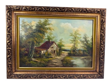 Oil Painting on Canvas Signed