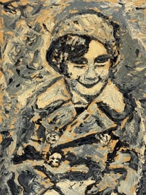 Karen Enfield Acrylic painting on board Life in the Absurd World