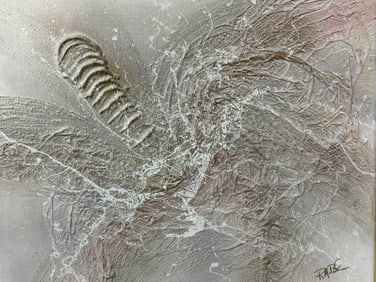 Abstract oil Painting on Canvas Signed