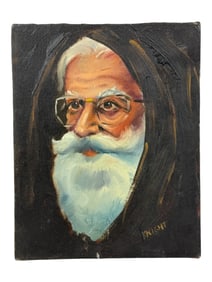 Oil Painting on Canvas Signed Knight