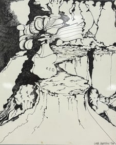 Linda Anderson Abstract Landscape Painting