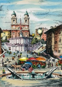 De Carolis Rome Spanish Steps