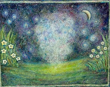 Vintage Oil Painting on Canvas