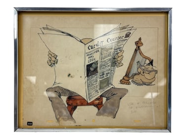 Editorial Cartoon – Cardiff Courier Cel