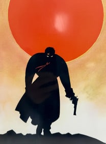 Framed Frank Miller Art Work Print Comic Book Art