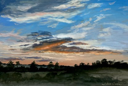 Vintage Painting Signed John Cooke