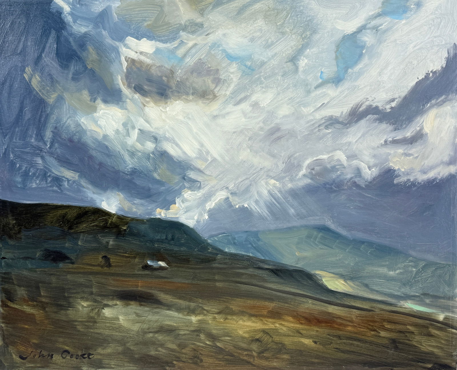 Vintage Painting Signed John Cooke (1 of 6)