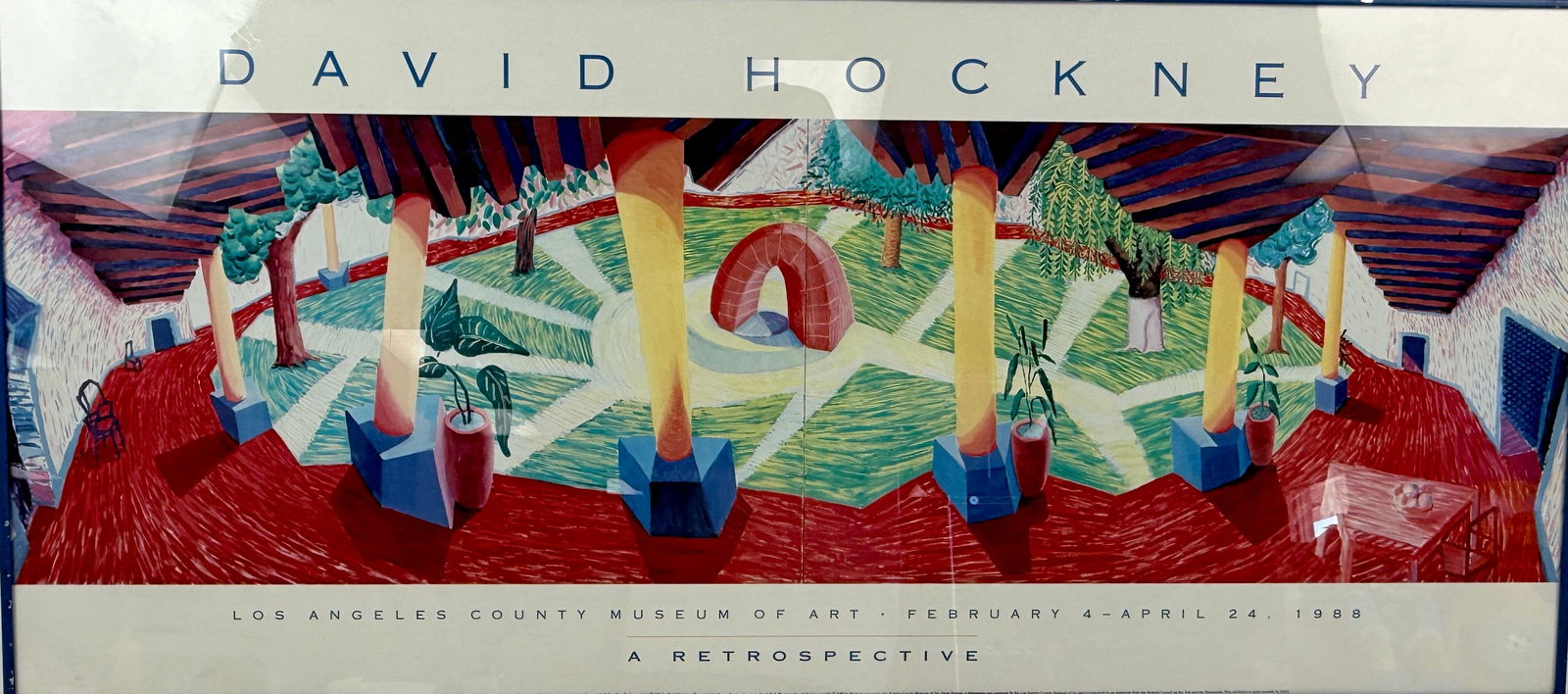 Vintage David Hockney Museum poster (1 of 6)