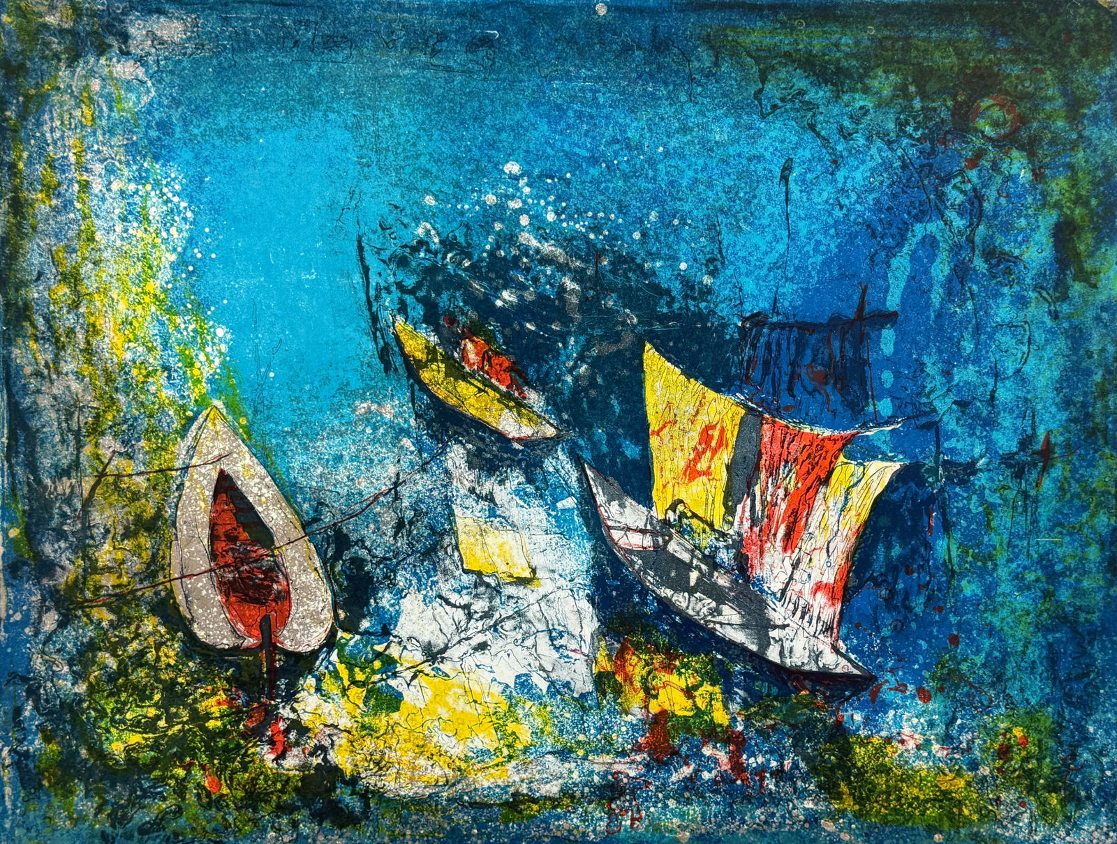 Hoi Lebadang Signed Framed Lithograph (1 of 9)