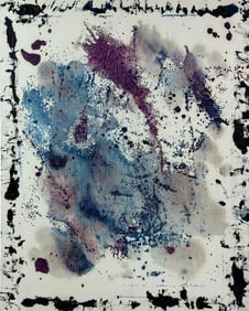 Vintage Abstarct Oil Painting on Canvas