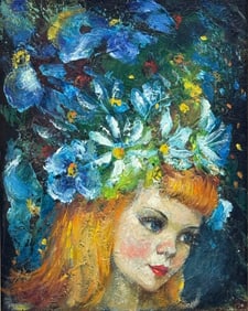 Vintage Oil Painting on canvas