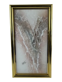 Vintage Oil Painting on Canvas Abstract Art