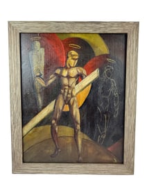 Vintage Oil Painting on Canvas