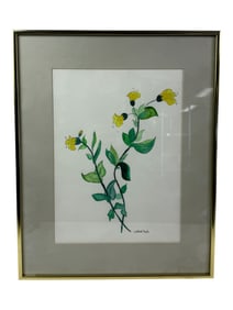 Watercolor Painting on Paper Signed