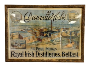 Dunville Co. Ltd. Royal Irish Distilleries, Belfast Poster