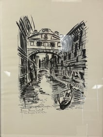 Venice Italy Painting Signed