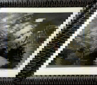 Glamour Portrait Photograph, Signed George Hurrell (American, 1904–1992) Numbered 56/250