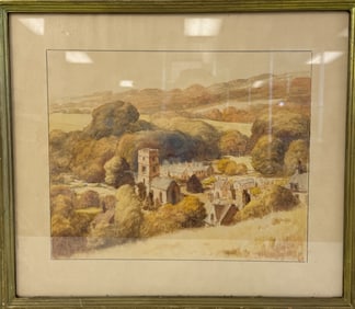 Vintage Watercolor Painting