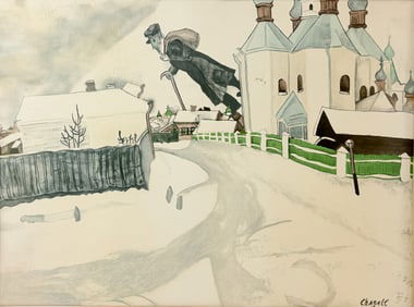 Vintage Mark Chagall Lithograph