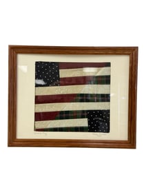 Vintage Collage Art Signed Susan Wade