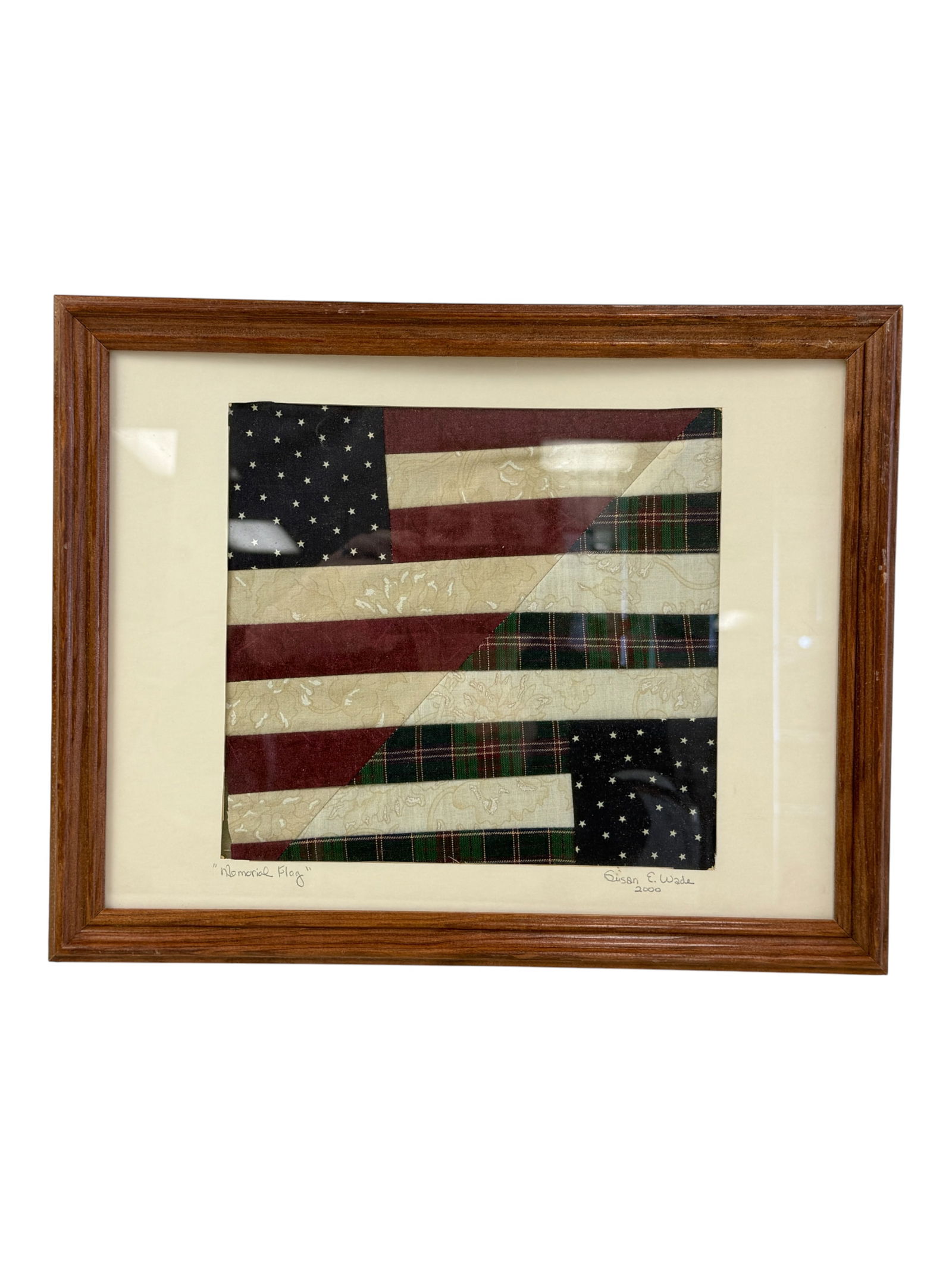 Vintage Collage Art Signed Susan Wade: Vintage Collage Art Signed Susan Wade. Size is 11.5" x 14.5"