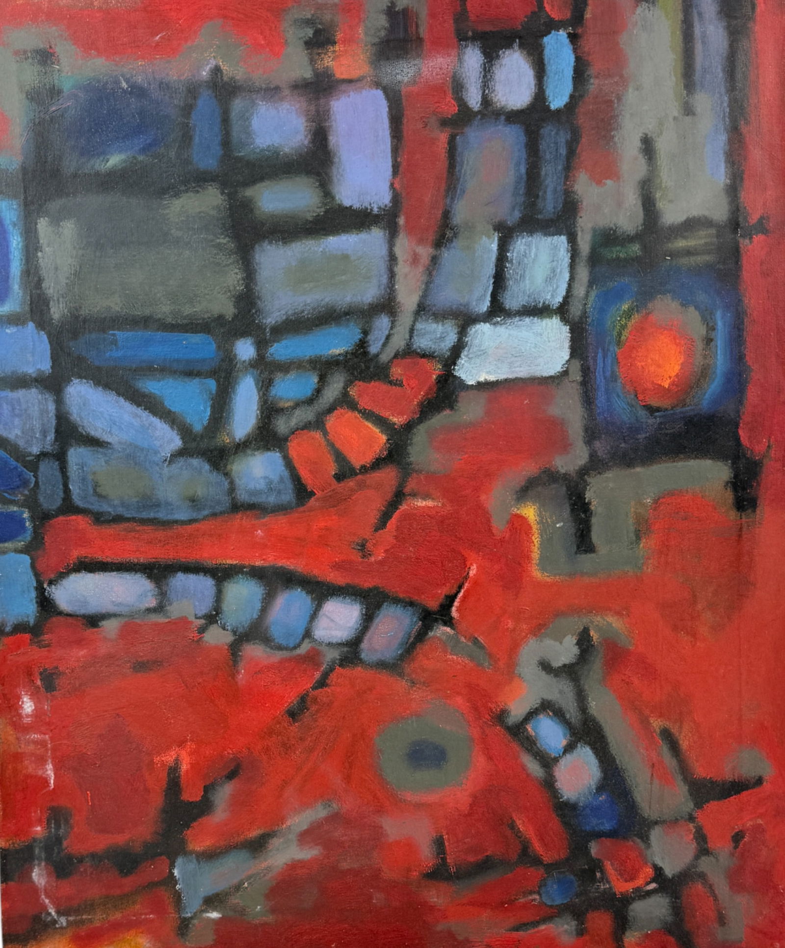 Attrib. Paul Klee Abstract Oil Painting on Canvas (1 of 5)