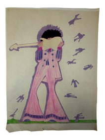 Modernist Figurative Drawing on Paper