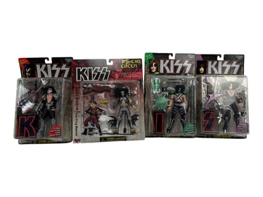 KISS Psycho Circus Action Figure Group