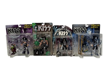 KISS Psycho Circus Action Figure Group