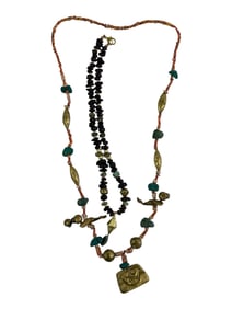 Mixed Ancient-Style Beaded Necklace Group