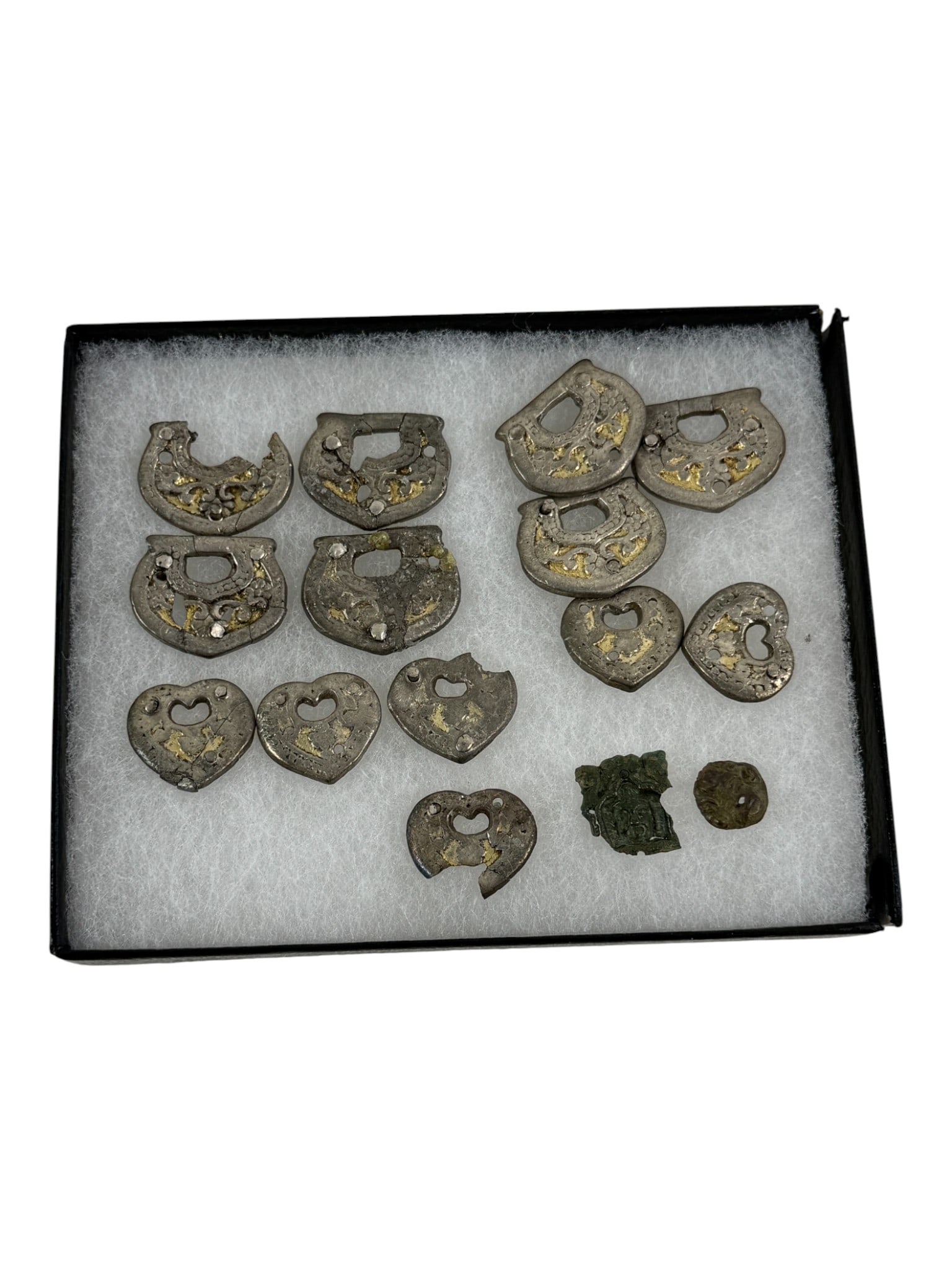 Gilded Metal Decorative Plaque Group (1 of 6)