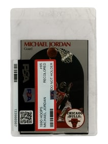 1995 Metal Magic Johnson Scoring Magnet PSA 7