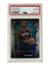1994 Finest Grant Hill PSA 8
