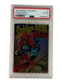 1994 Marvel Universe Spider-Man Power Blast PSA 6