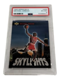 1993 Upper Deck Michael Jordan Skylights PSA 6